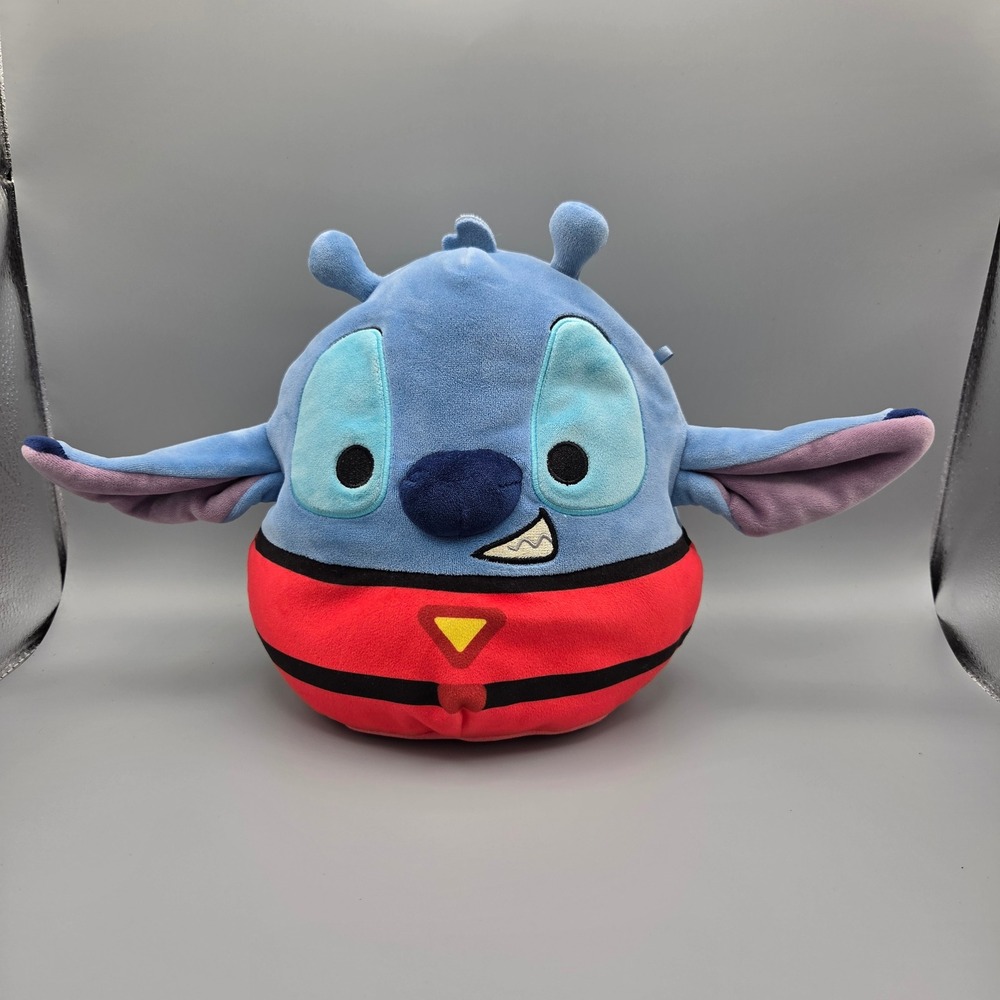Disney Squishmallows Stitch Experiment 626 Red Space Suit Plush Jazwares 10 inch